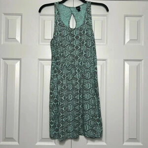 Patagonia Teal Patterned Dress size small